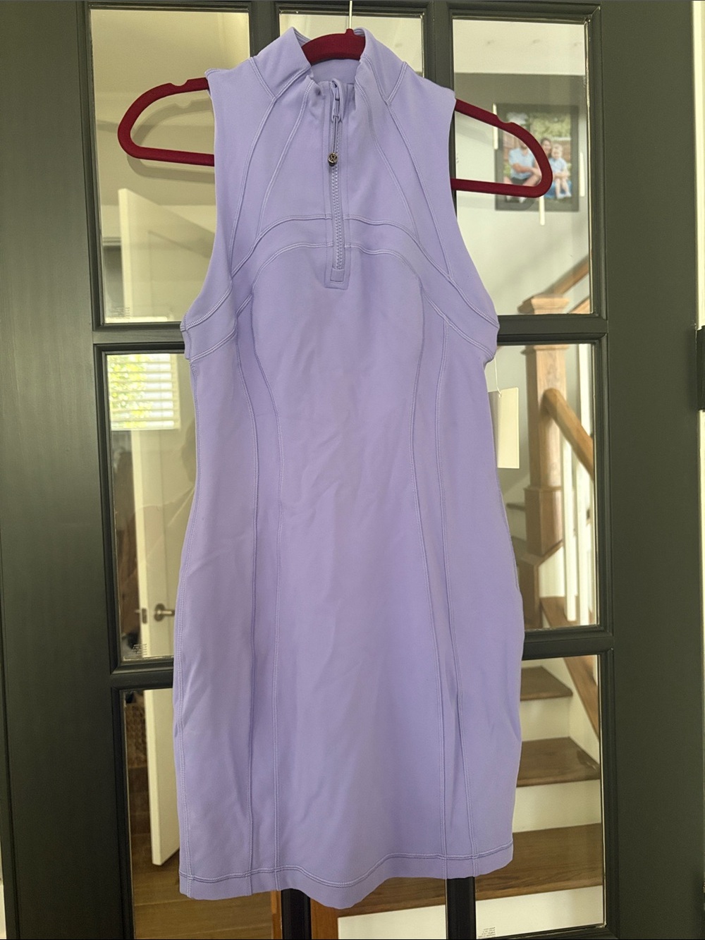 lululemon athletica Lavender Sleeveless Zip-Front Dress